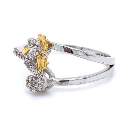 Seahorse Natural Diamond Ring