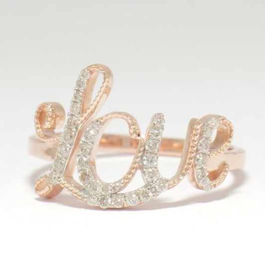 Diamond Love Ring