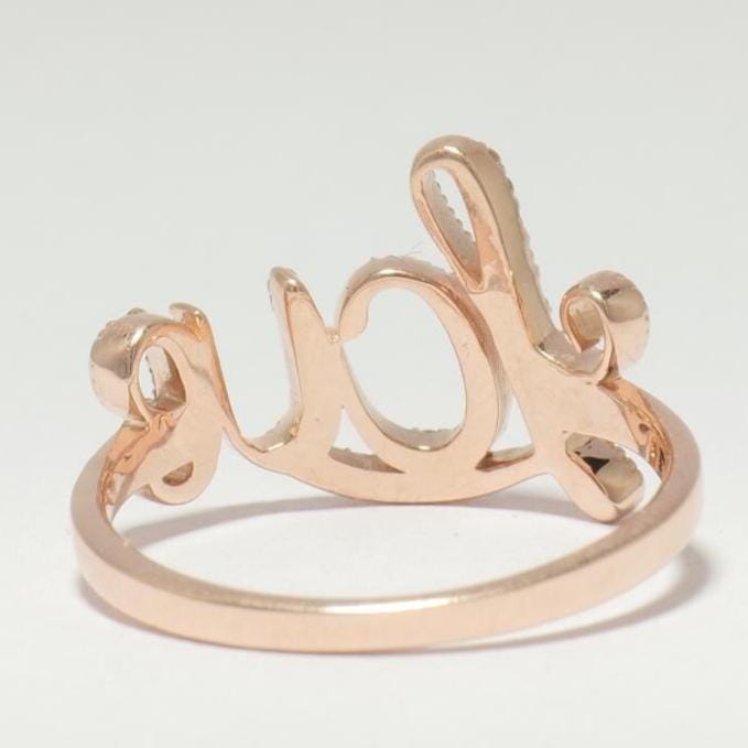 Diamond Love Ring