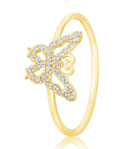 Butterfly Diamond Ring
