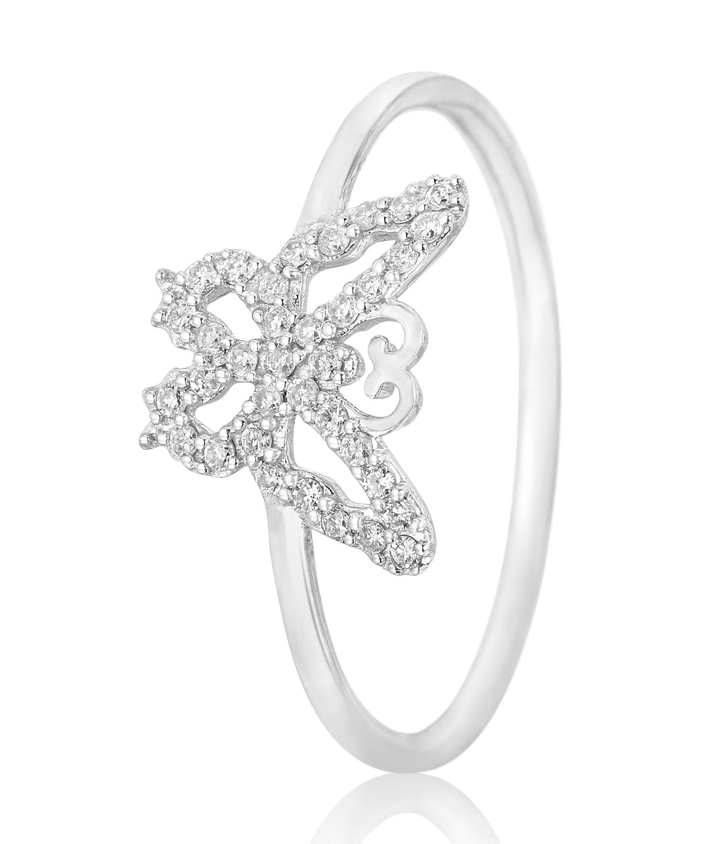 Butterfly Diamond Ring