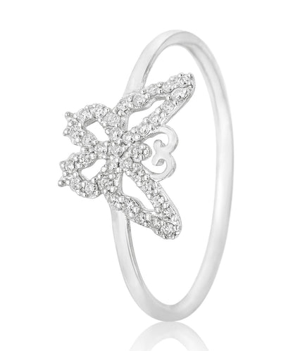 Butterfly Diamond Ring