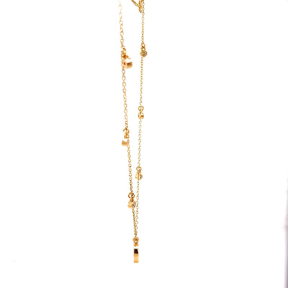 Personalized Initial Diamond Necklace