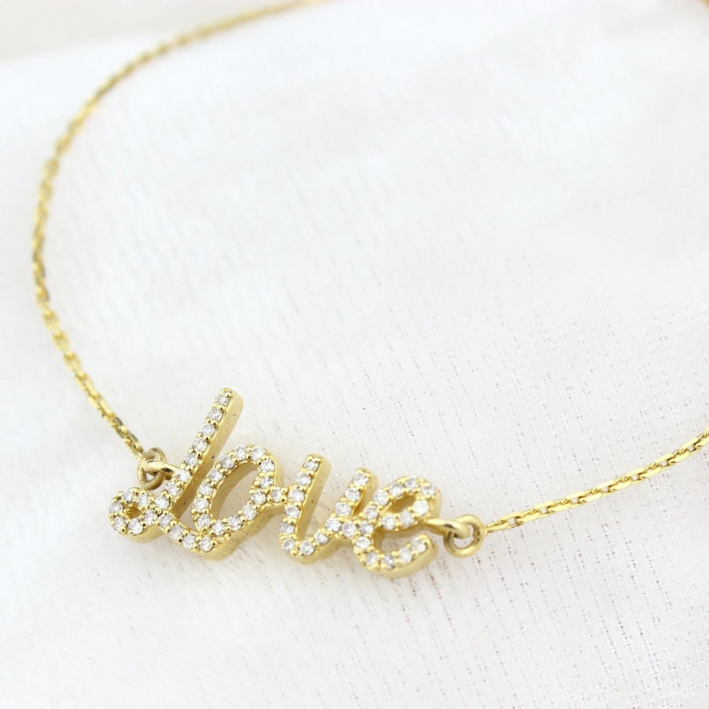 Love Chain Diamond Bracelet