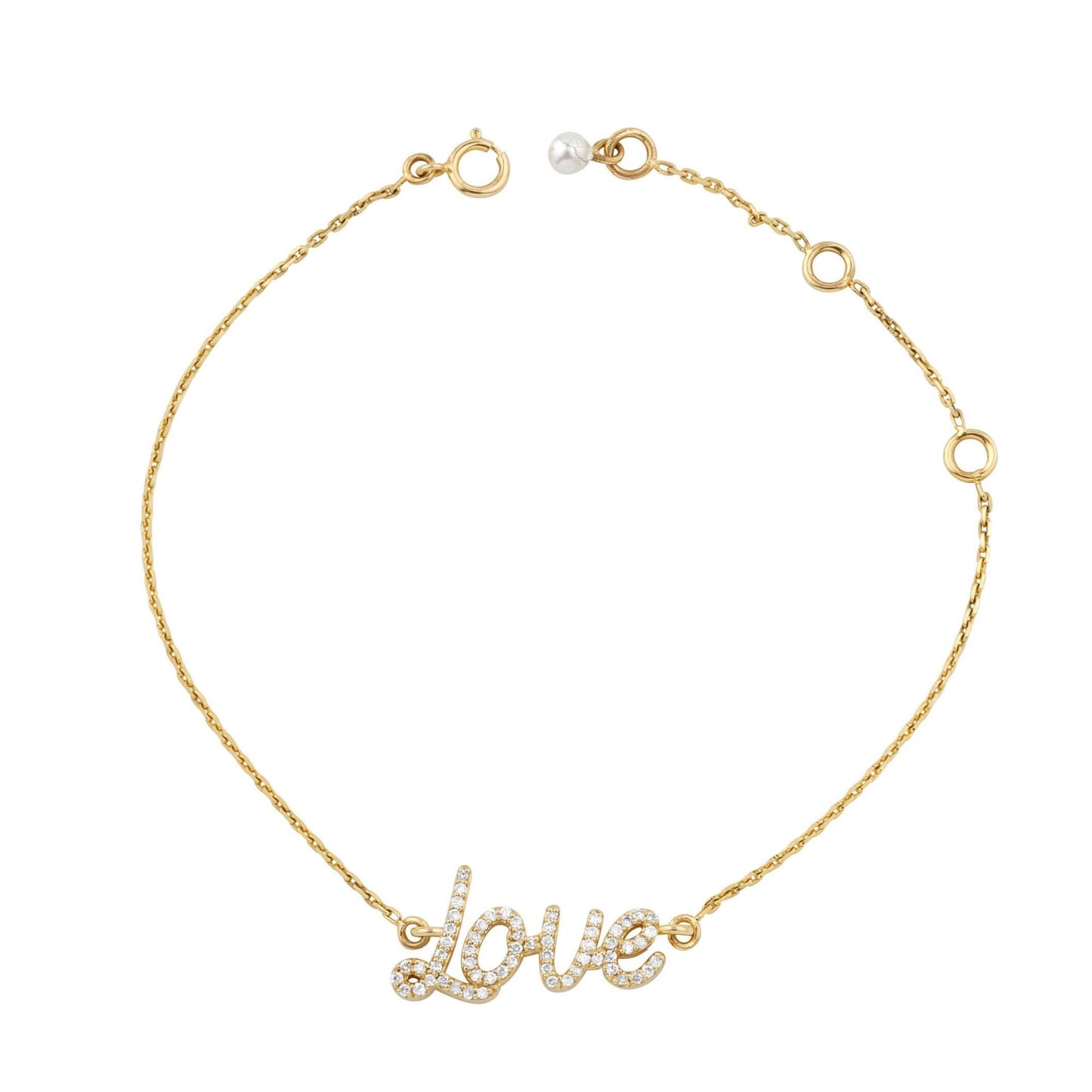 Love Chain Diamond Bracelet