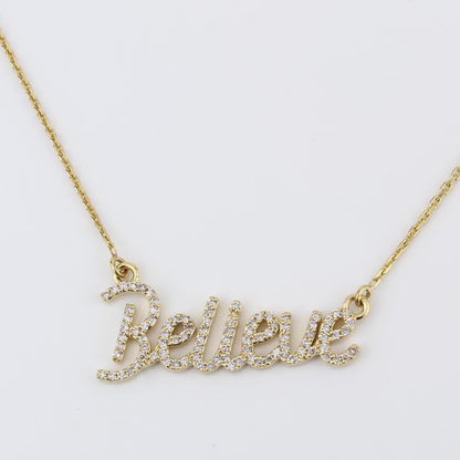 Believe Diamond Necklace