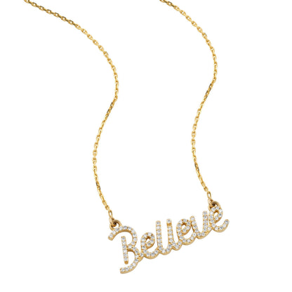 Believe Diamond Necklace