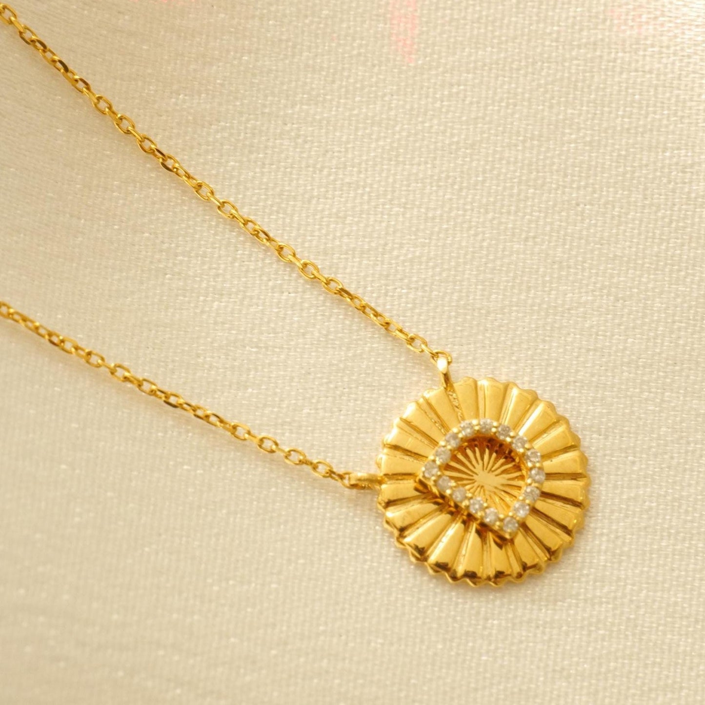 Personalized Initial Medallion Necklace