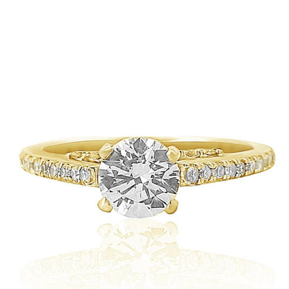 Round Solitaire Diamond Ring