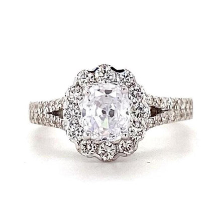 Oval Solitaire Diamond Ring