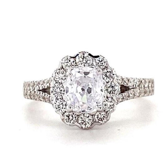 Oval Solitaire Diamond Ring