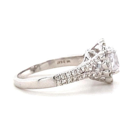 Oval Solitaire Diamond Ring