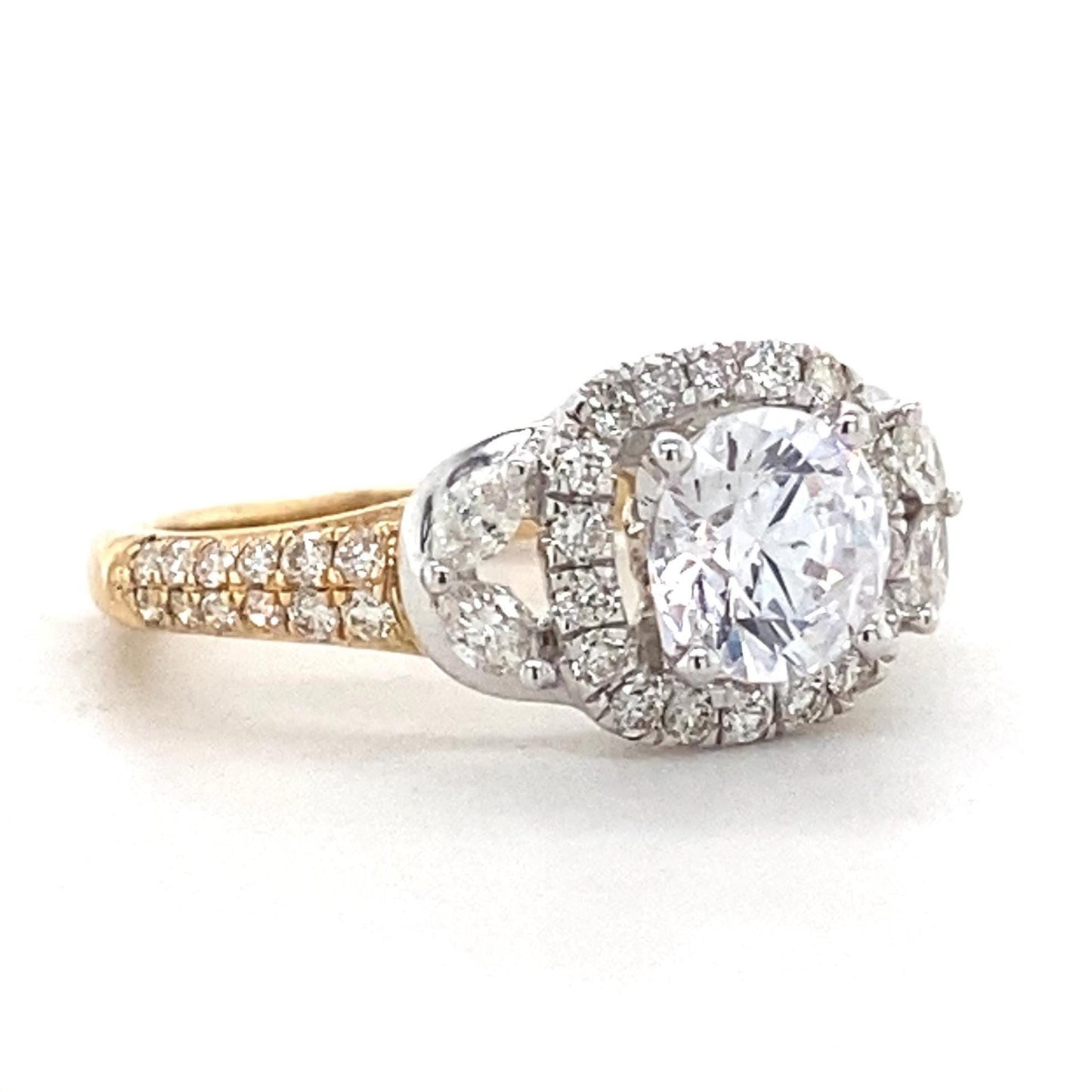Solitaire Square Diamond Ring