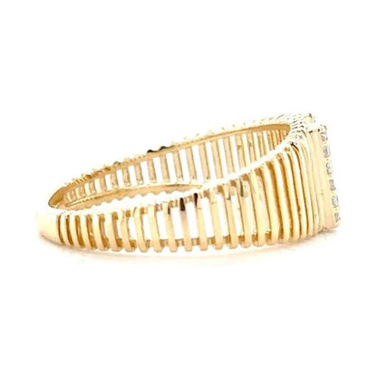 Personalized Initial Letter Diamond Ring