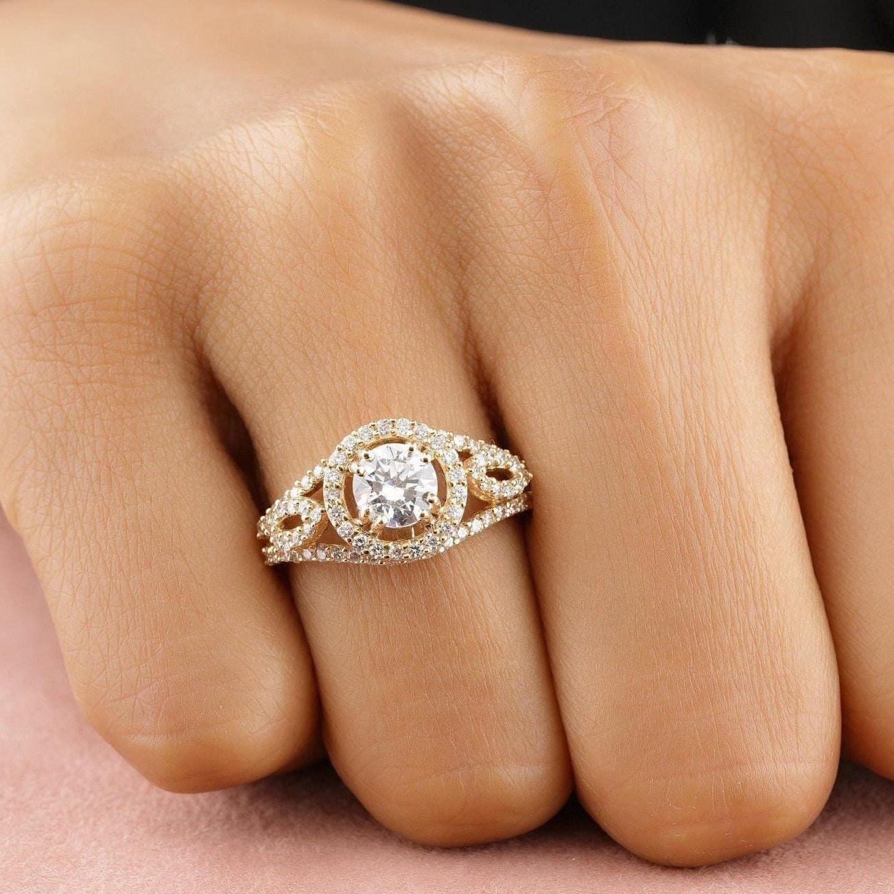 Round Solitaire Diamond Ring