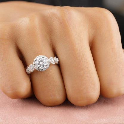 Round Solitaire Diamond Ring