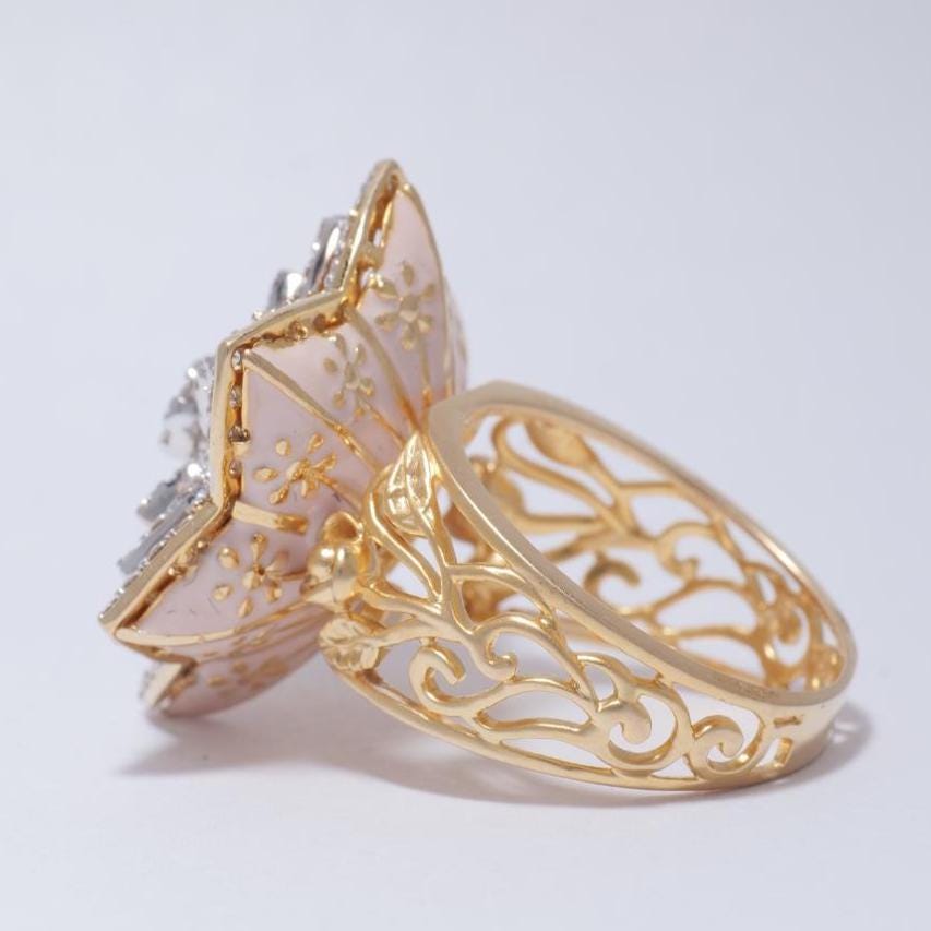 Flower Diamond Ring