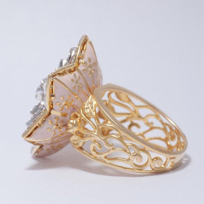 Flower Diamond Ring