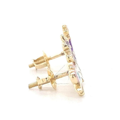 Kids Unicorn Diamond Stud Earrings