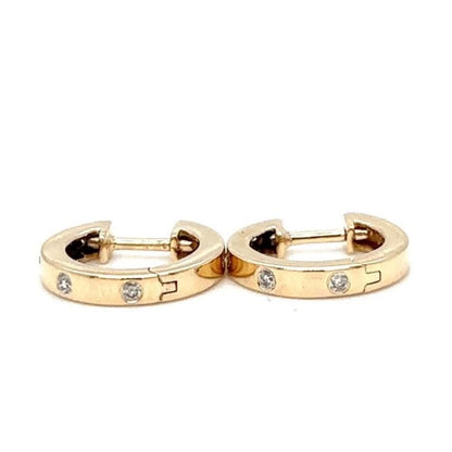Diamond Huggie Kids Earrings