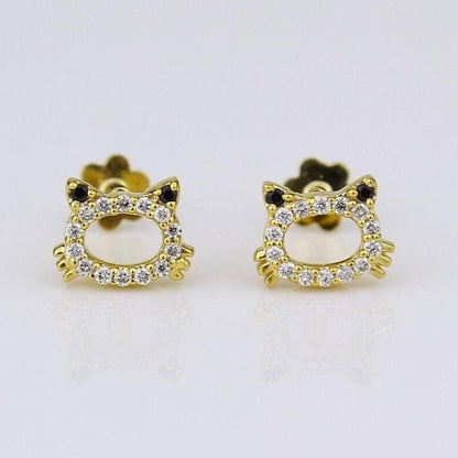 Kids Frog Diamond Stud Earrings