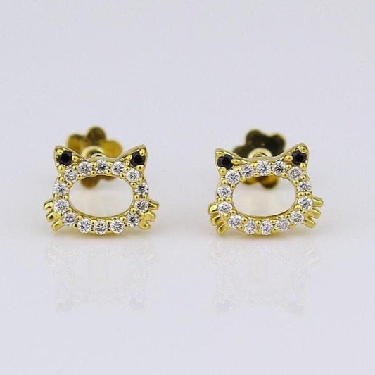 Kids Frog Diamond Stud Earrings