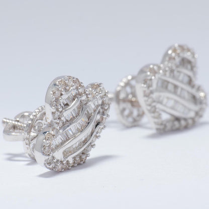 Baguette Diamond Studs Earrings