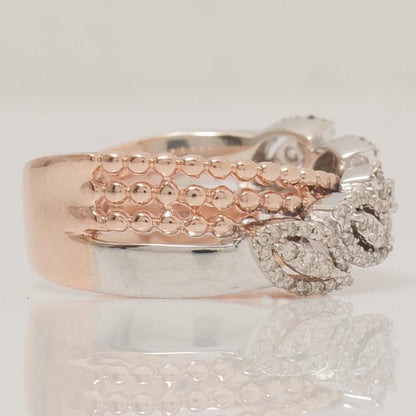 Marquise Leaf Band Ring