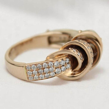 Mother of Pearl Diamond Ring