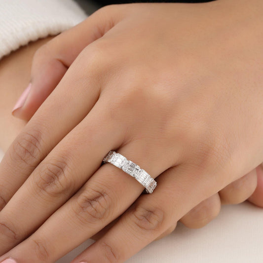 Emerald Illusion Wedding Ring