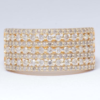 Eternity Diamond Wide Band Ring