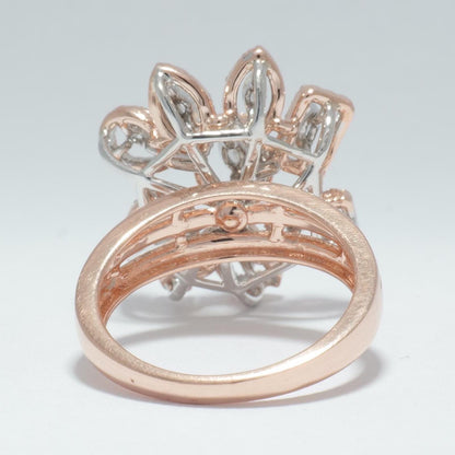 Floral Cocktail Diamond Ring