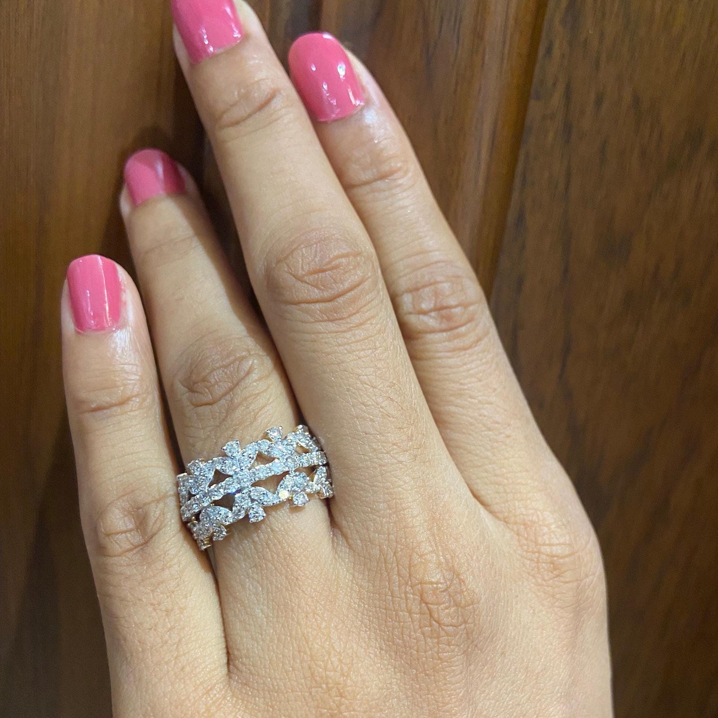 Crown Diamond Ring