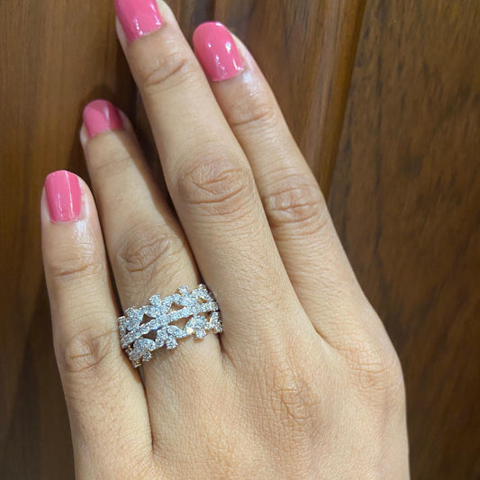Crown Diamond Ring