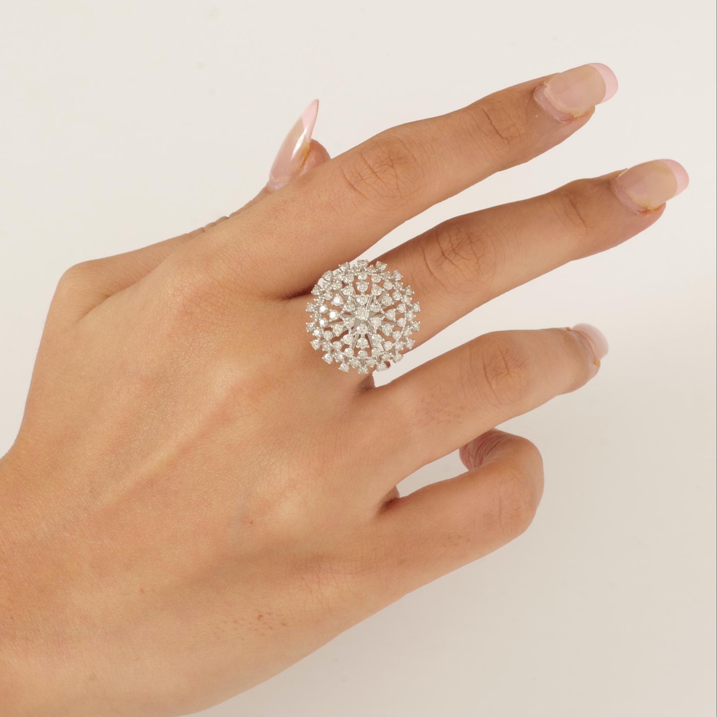 Starburst Dome Diamond Ring