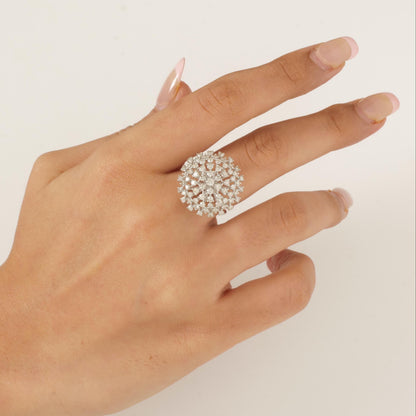 Starburst Dome Diamond Ring