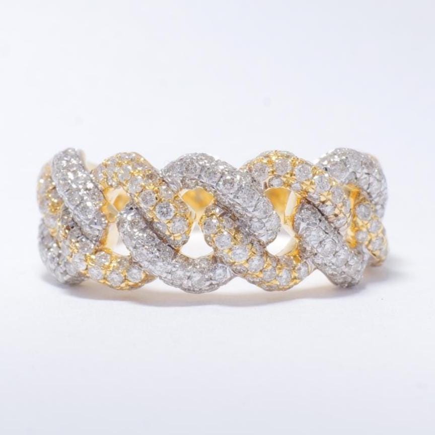 Miami Cuban Diamond Ring