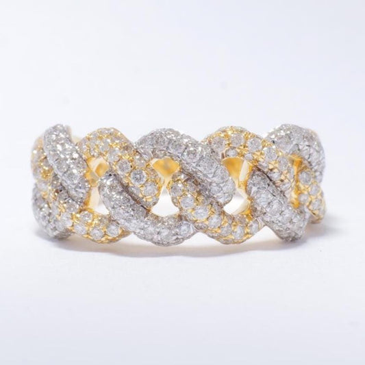 Miami Cuban Diamond Ring
