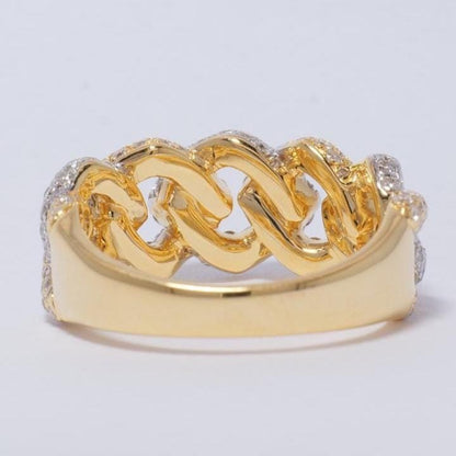 Miami Cuban Diamond Ring