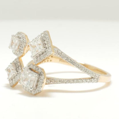 Diamond Open Cuff Ring