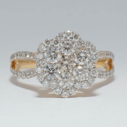 Flower Diamond Ring