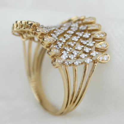 Crown Diamond Ring