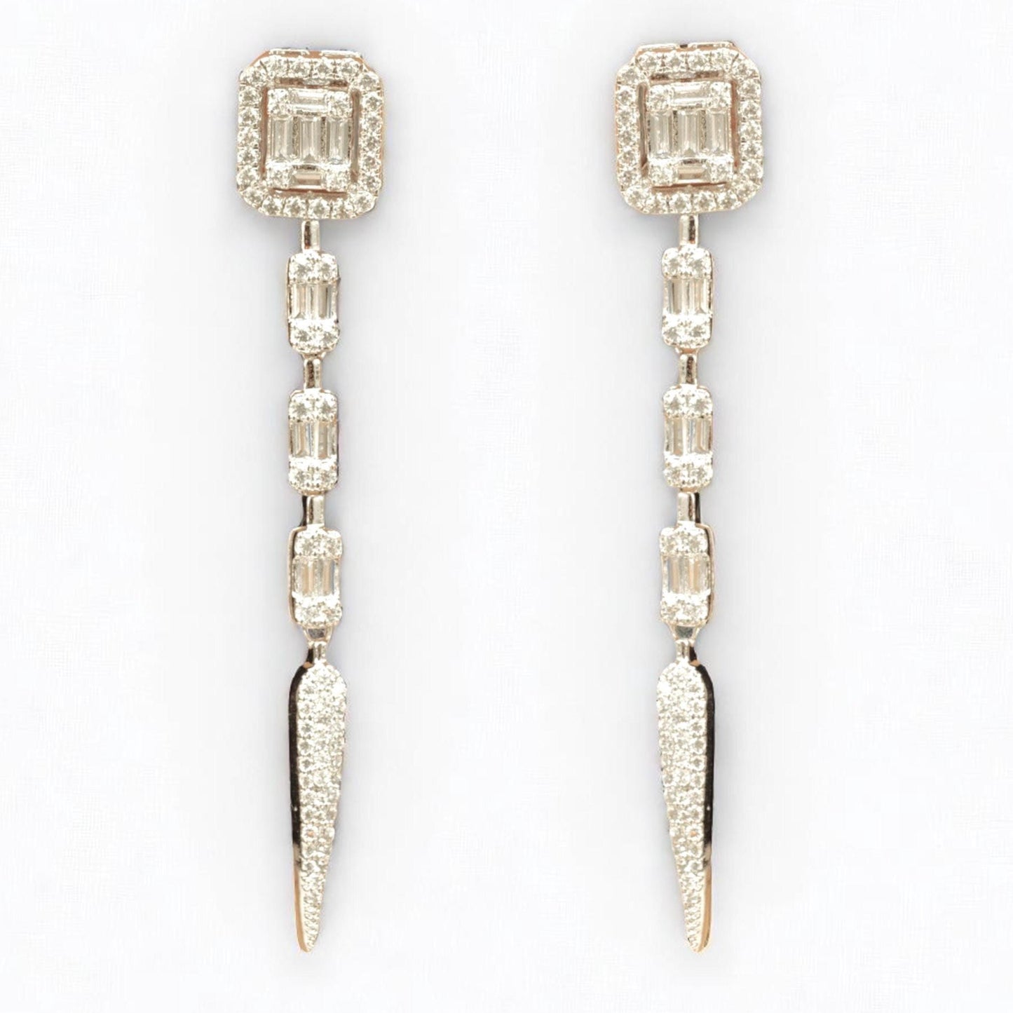 Geometric Dangle Drop Earrings