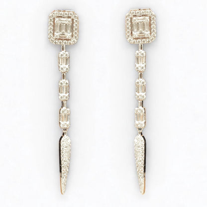 Geometric Dangle Drop Earrings