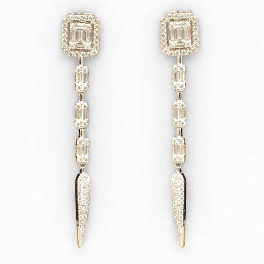 Geometric Dangle Drop Earrings