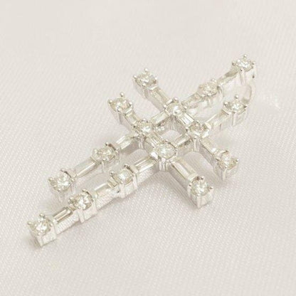 Cross Diamond Pendant Necklace