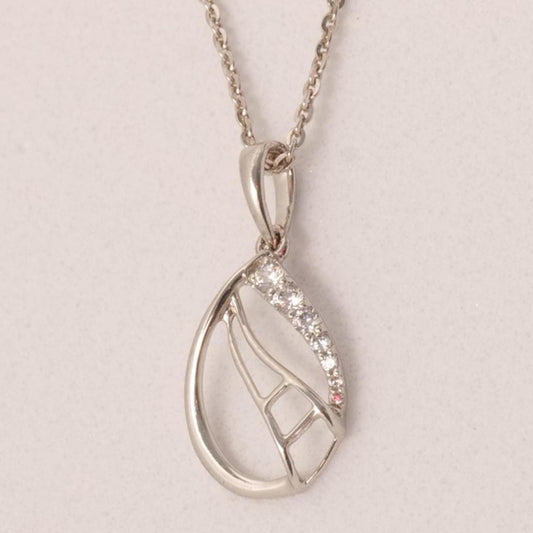Teardrop Diamond Necklace