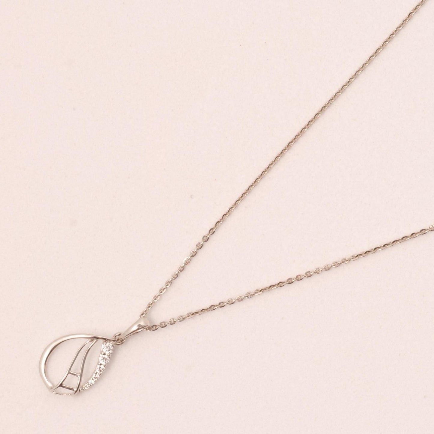 Teardrop Diamond Necklace