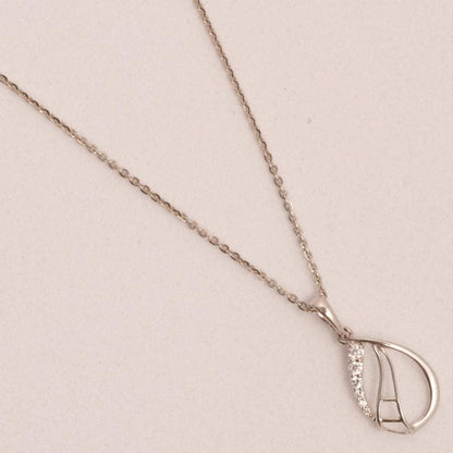 Teardrop Diamond Necklace
