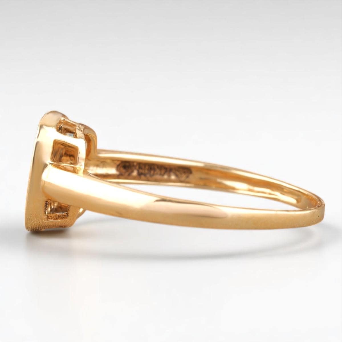 Square Grid Men's Diamond Ring
